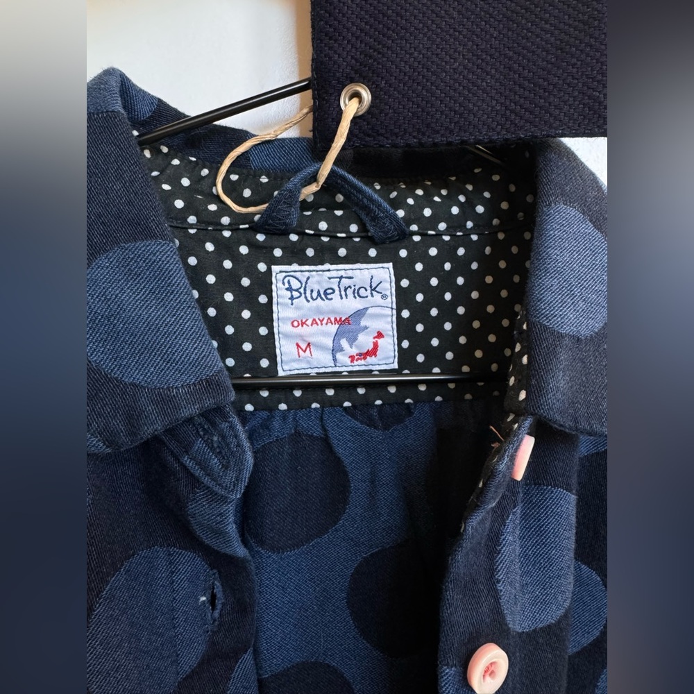Blue Trick Handmade Upcycled Japanese Jeans Jacket - Picture 5 of 14
